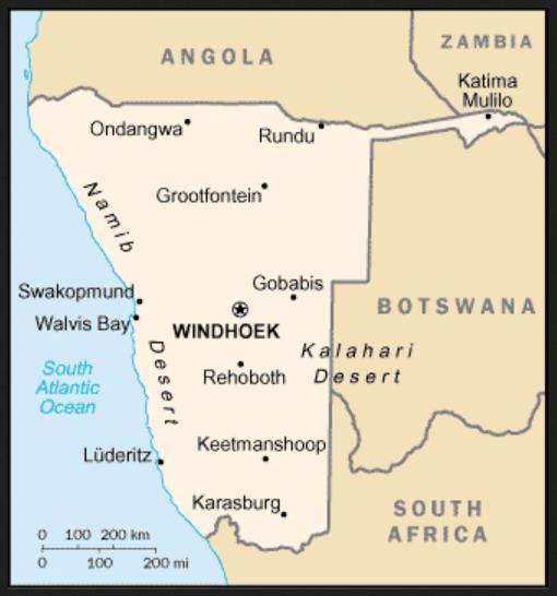 NAMIBIA formerly South West Africa